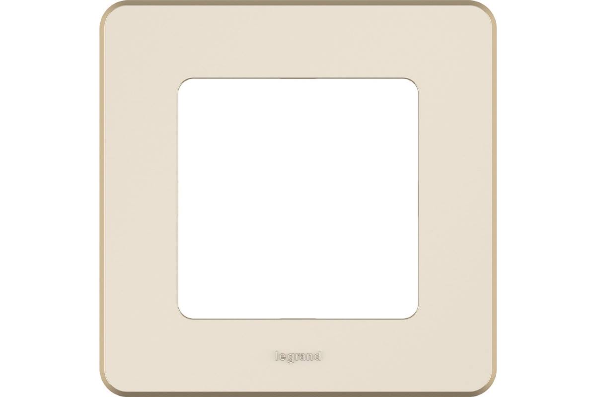 Рамка для розетки Legrand Inspiria 673931 (1-местная, слоновая кость)