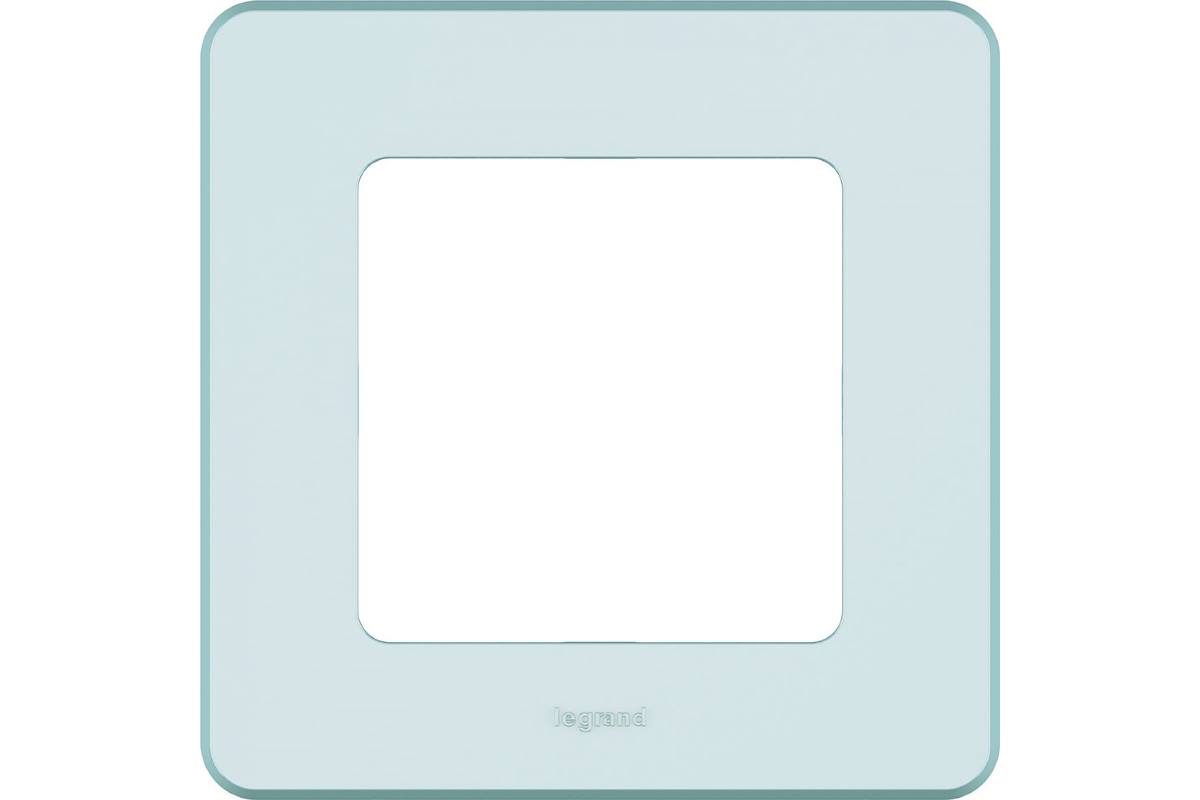 Рамка для розетки Legrand Inspiria 673935 (1-местная, мятный)