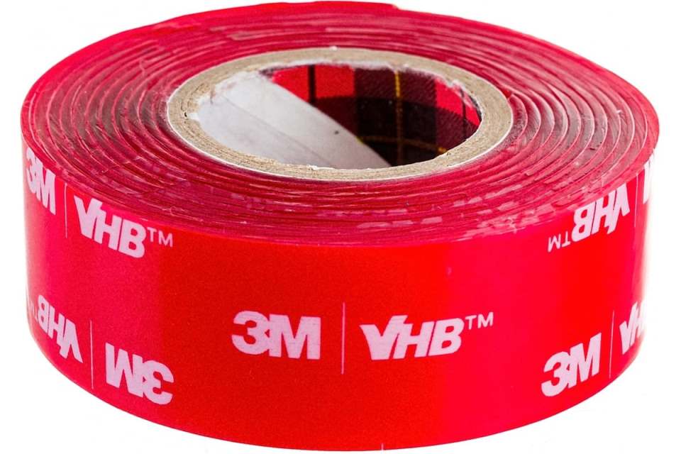 Лента клейкая монтажная 3M VHB 4687202276141 19мм х 1,5м (прозрачная, двухсторонняя)