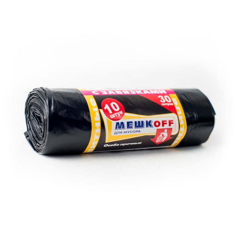 Мешки для мусора Мешкoff 30 л 10 шт (с завязками)