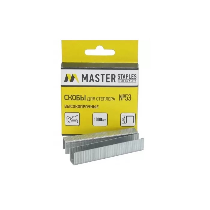 Скобы для степлера Irwest 15601 №53 8 мм 1000 шт