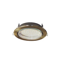 Светильник встроенный Ecola GX70 H5 FN70H5ECB 53мм х 151мм (для натяжных потолков, черненая бронза)