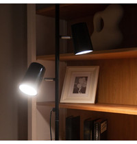 Торшер напольный Uniel ULM-T600 2х6W/4500K/DIM BLACK UL-00010174 2 х 6Вт (светодиодный, сенсорный выключатель, диммер)