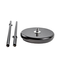 Торшер напольный Uniel ULM-T600 2х6W/4500K/DIM BLACK UL-00010174 2 х 6Вт (светодиодный, сенсорный выключатель, диммер)