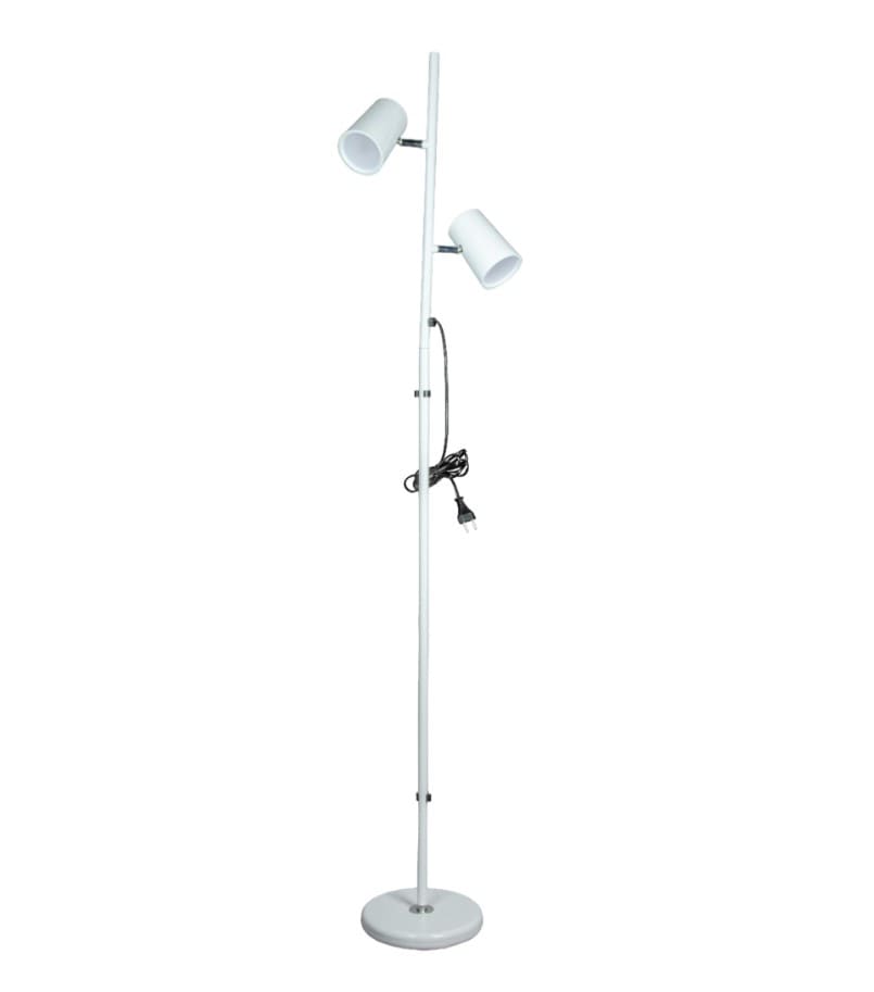 Торшер напольный Uniel ULM-T600 2х6W/4500K/DIM WHITE UL-00010175 2 х 6Вт (светодиодный, сенсорный выключатель, диммер)