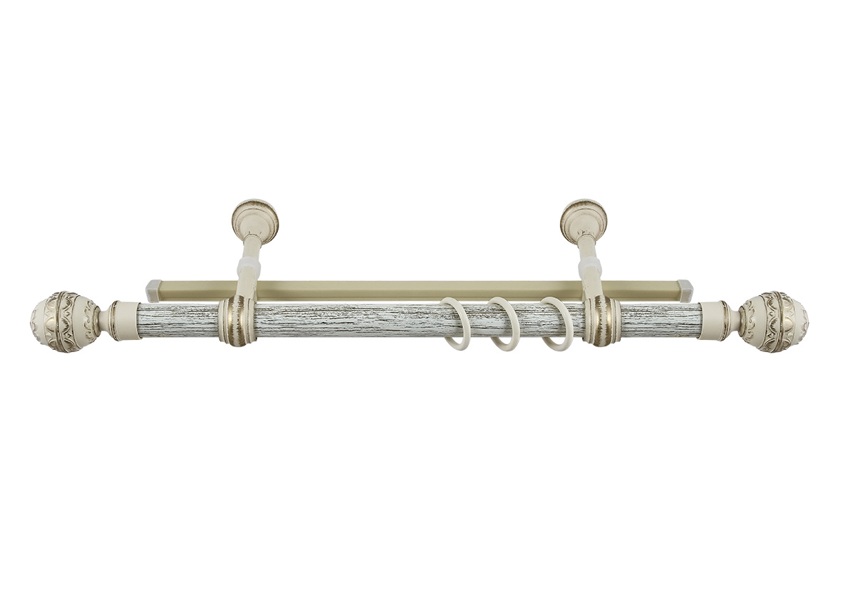 Карниз Arlen Decor Элегантс + У-шина кракелюр 17067 (белое золото 3,0)