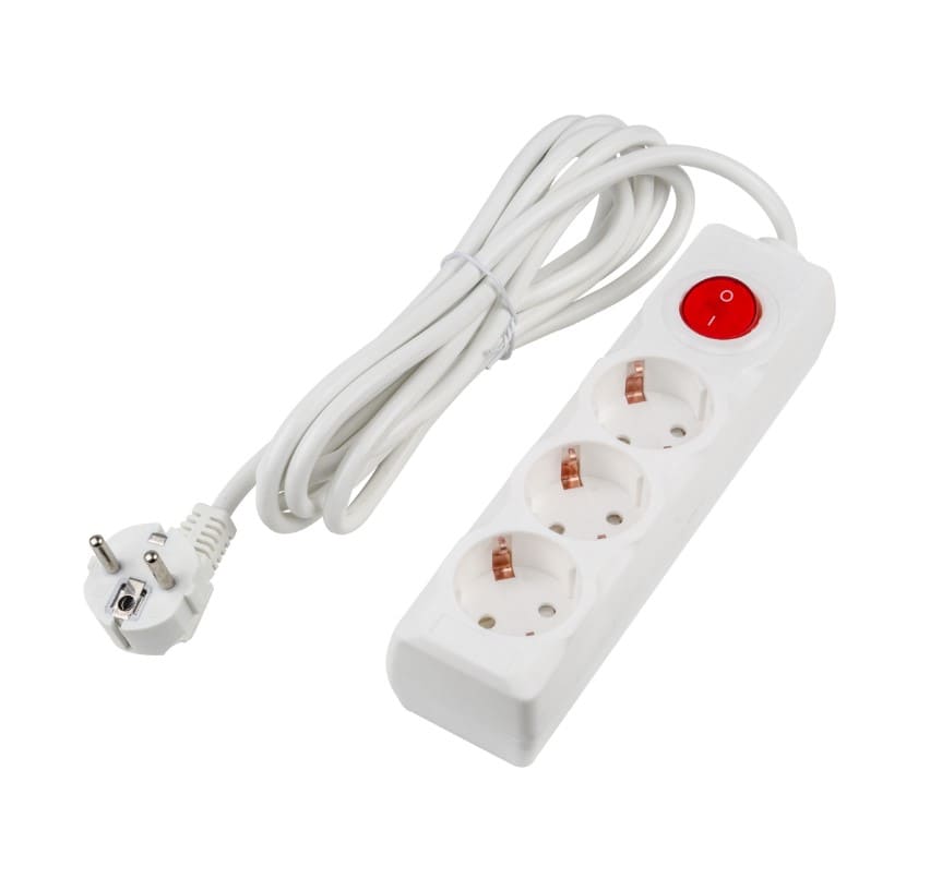 Удлинитель Uniel Ultra S-GCU3-3B white UL-00010016 16А 3м