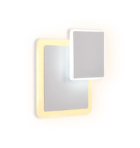 Светильник настенный Ambrella light Wallers Wall FW106 WH/S 3000K/6400K 18Вт (белый песок)