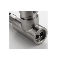 Смеситель для кухни Ledeme L74004-2 (с гибким изливом, черный)
