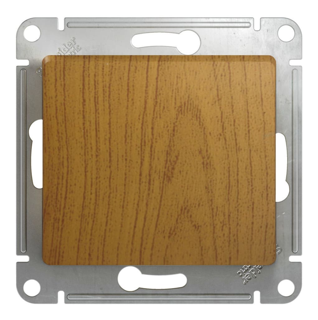 Переключатель Schneider Electric Glossa GSL000561 (1-клавишный, дуб)