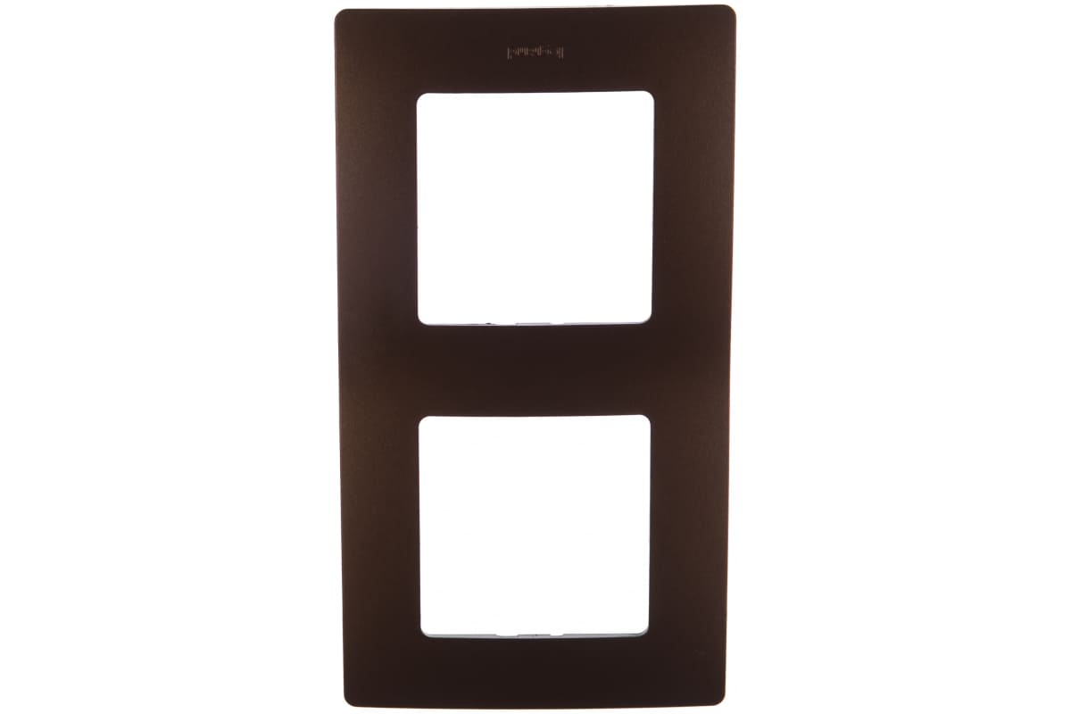 Рамка для розетки Legrand Etika 672571 (2-местная, какао)