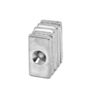 Неодимовый магнит MaxPull 00589 20мм х 10мм х3мм (призма, с зенковкой 3,5/7)