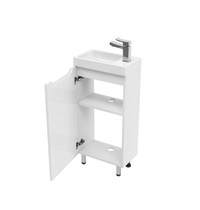 Тумба напольная Mirsant Quadro Soho 40 (с умывальником Fest-40)