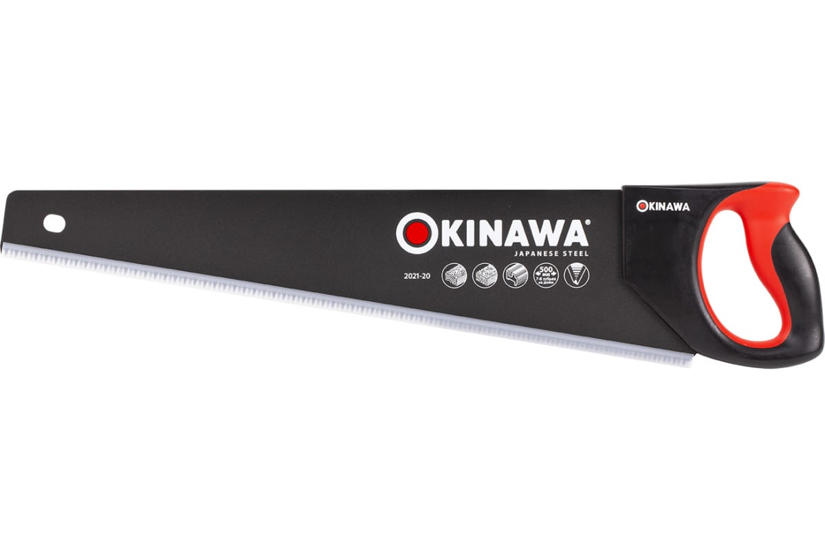 Ножовка по дереву Okinawa 2021-20 500мм (с antistick покрытием)