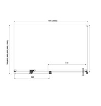 Душевое ограждение Azario Vancouver 1131 L 80см х 120см х 200см (без поддона, серебро)