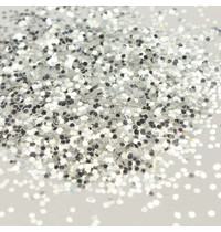 Блестки декоративные Pet Glitter 0,1 кг (серебрянный соты)