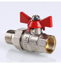 Кран шаровой Valtec Base VT.227.N.06 1 дюйм ВР-НР (с полусгоном)