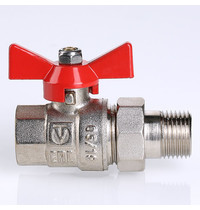 Кран шаровой Valtec Base VT.227.N.06 1 дюйм ВР-НР (с полусгоном)