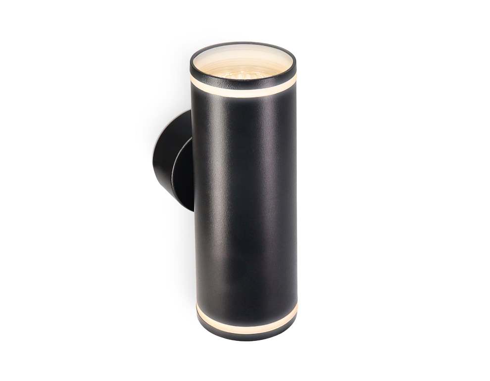 Светильник настенный Ambrella light FW2489/2 BK GU10/2 12Вт 170х55х95 мм (черный)