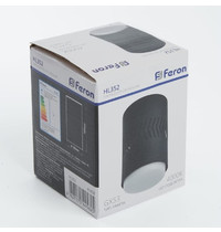 Светильник Feron ДПО-12w 41458 GX53 4000К (без лампы, со светодиодной подсветкой, черный)