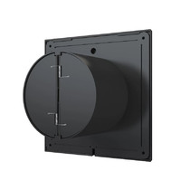 Вентилятор накладной DiCiTi Slim 4C Matt black D100 мм (обратный клапан)
