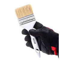 Кисть плоская Decor Standart 700-075 75х15мм (светлая смешанная щетина, пластиковая ручка)