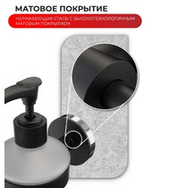 Дозатор для жидкого мыла Fora Lord FOR-LORD041BL (черный)