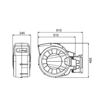 Автоматическая катушка для шланга Gerhans 55101-15 (шланг 15м)