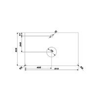 Тумба напольная Mirsant Soho Quadro 80 Light 73636 (со столешницей Callacatta 80, белый мрамор)