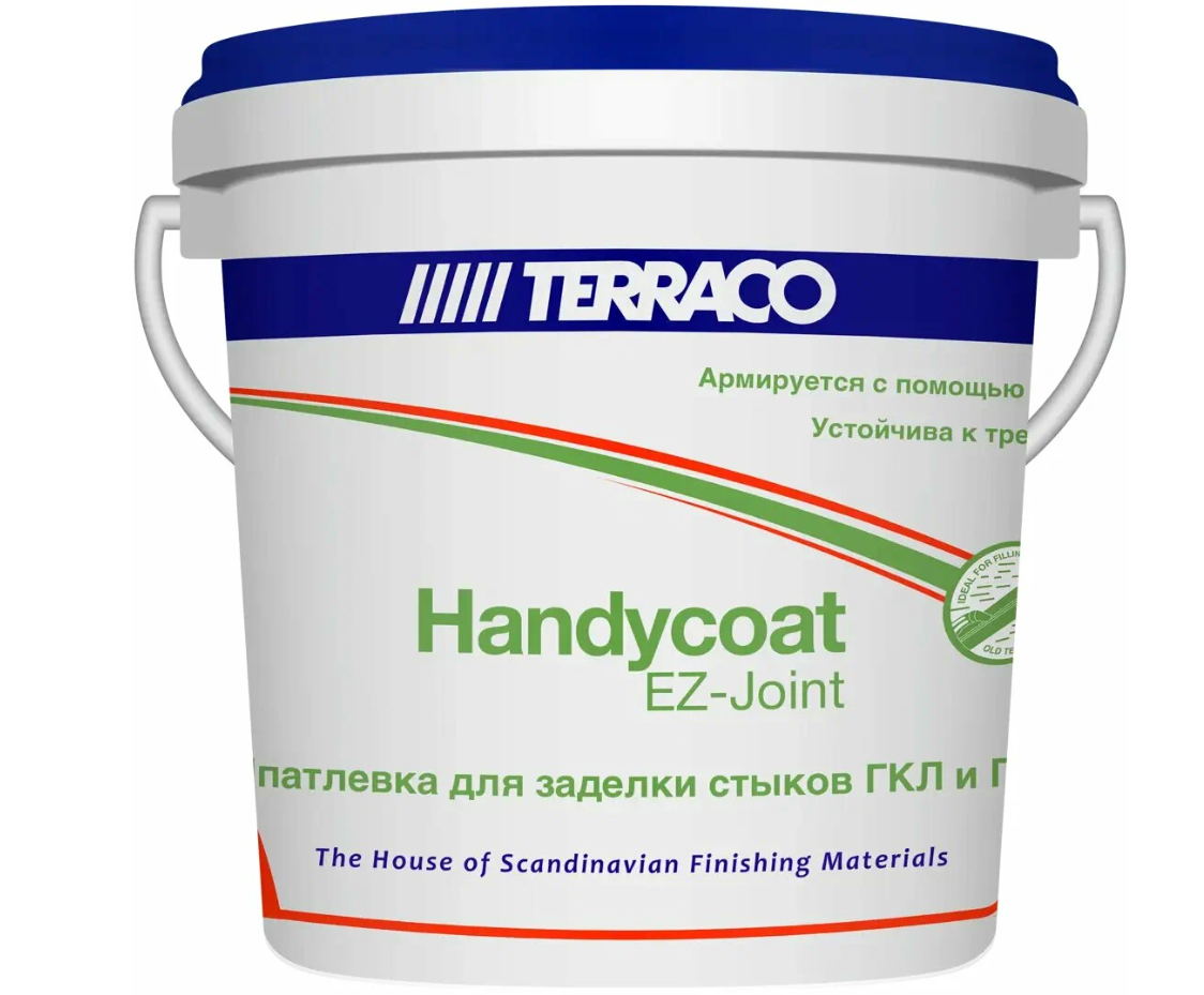 Шпатлевка готовая Handycoat EZ-Joint 5 кг для внутренних работ, для заделки швов между листами ГКЛ