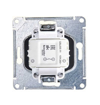 Выключатель Schneider Electric Glossa SE GSL000711 400310 10А IP20 (1-клавишный, антрацит, схема 1)
