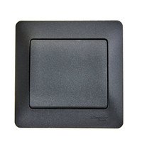 Выключатель Schneider Electric Glossa SE GSL000711 400310 10А IP20 (1-клавишный, антрацит, схема 1)