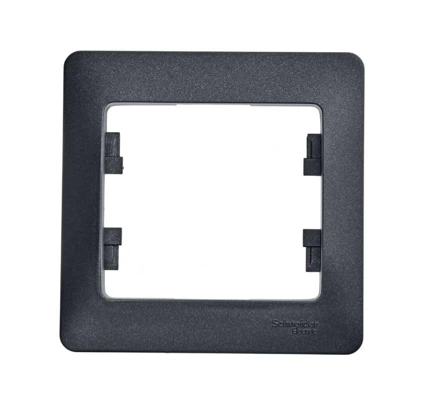 Рамка для розетки Schneider Electric Glossa SE GSL000701 400477 (1-местная, антрацит)