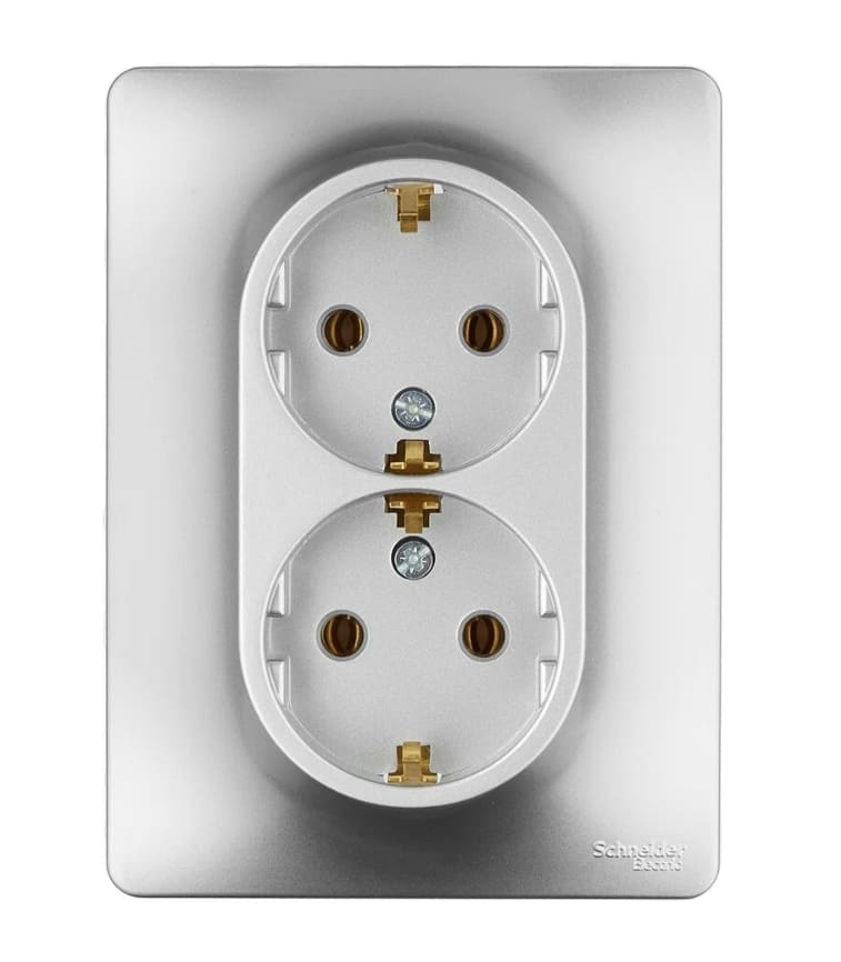 Розетка штепсельная Schneider Electric Glossa SE GSL000324 1063738 16А IP20