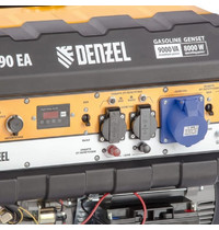 Генератор бензиновый Denzel PS-90EA 946934 9,0 кВт 230В 25л (коннектор автоматики, электростартер)
