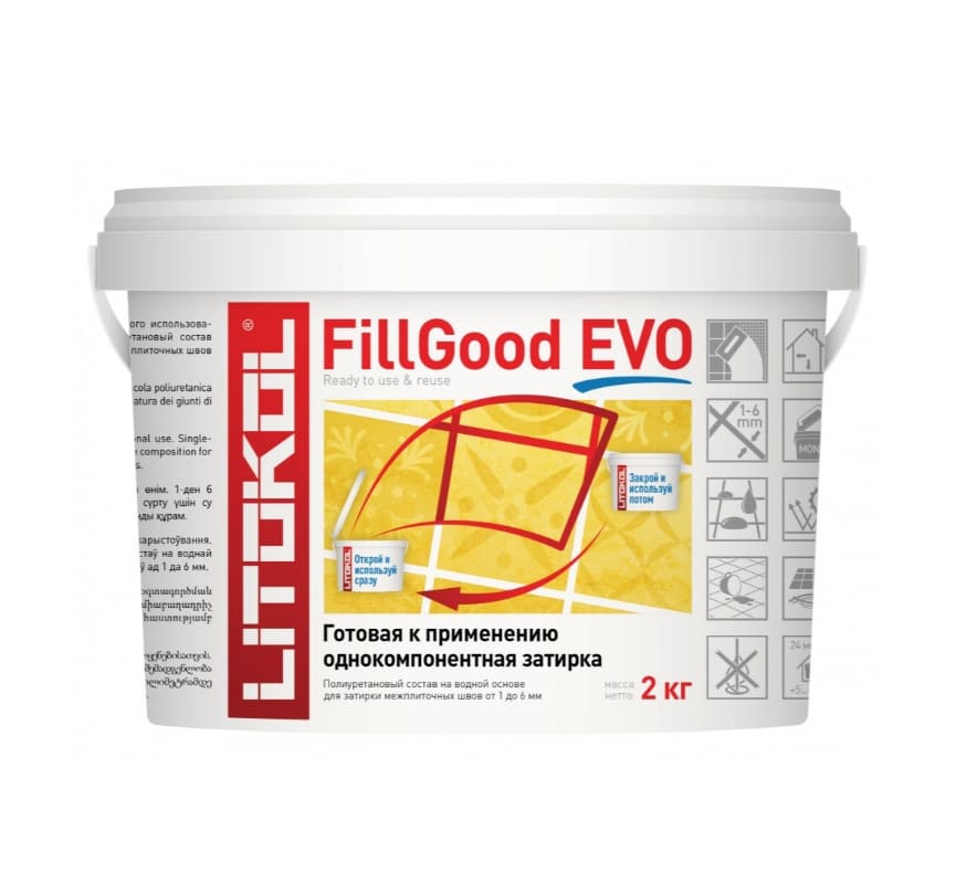 Затирка для плитки Litokol Fillgood Evo F210 Greige 2 кг
