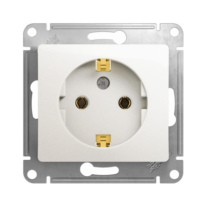 Розетка штепсельная Schneider Electric Glossa GSL000643