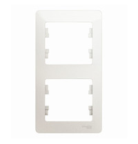 Рамка Schneider Electric Glossa GSL000606 (2 поста, перламутр)