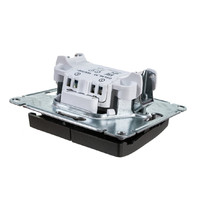Выключатель Schneider Electric Glossa GSL001353 10A IP20 10AX (2-клавишный, с подстветкой, графит)