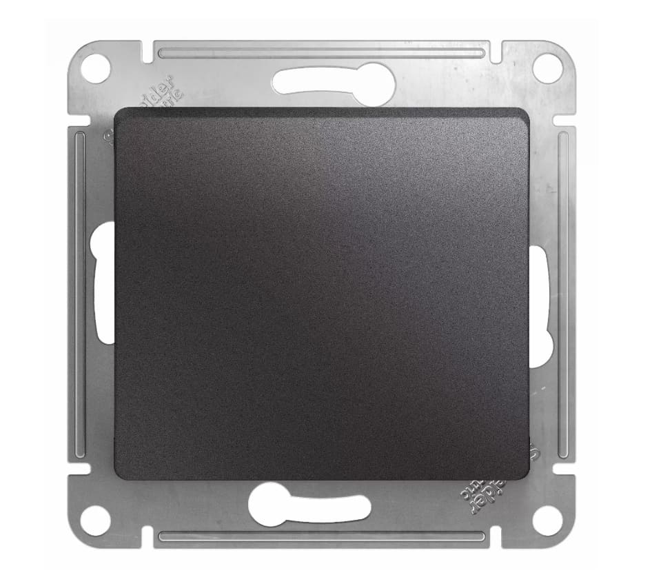Переключатель проходной Schneider Electric Glossa GSL001361 10A IP20 10АХ (1-клавишный, cхема 6, графит)