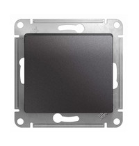 Переключатель проходной Schneider Electric Glossa GSL001361 10A IP20 10АХ (1-клавишный, cхема 6, графит)