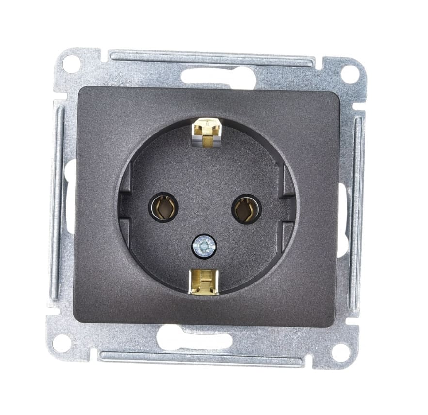 Розетка штепсельная Schneider Electric Glossa GSL001343 16A IP20 250В